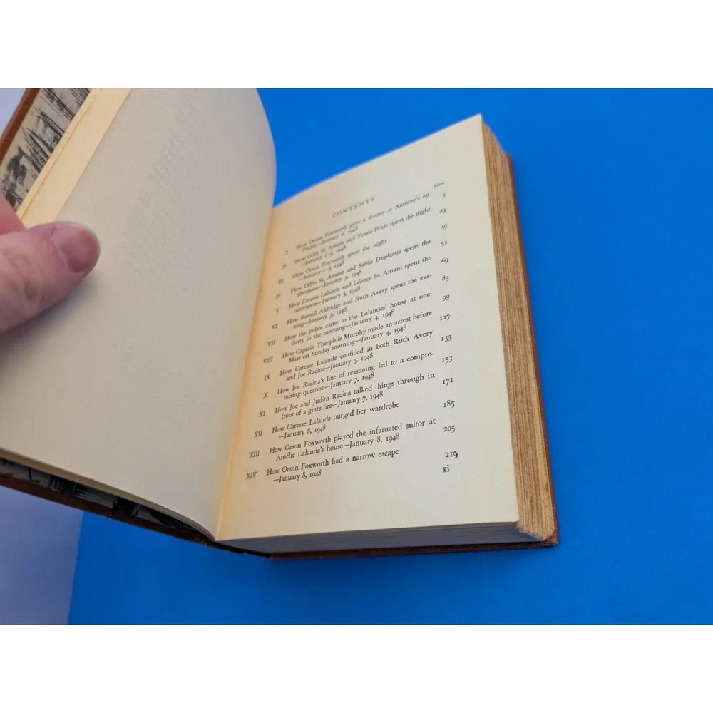 Dinner At Antoine's By Frances Parkinson Keyes 1949 Hardcover Book